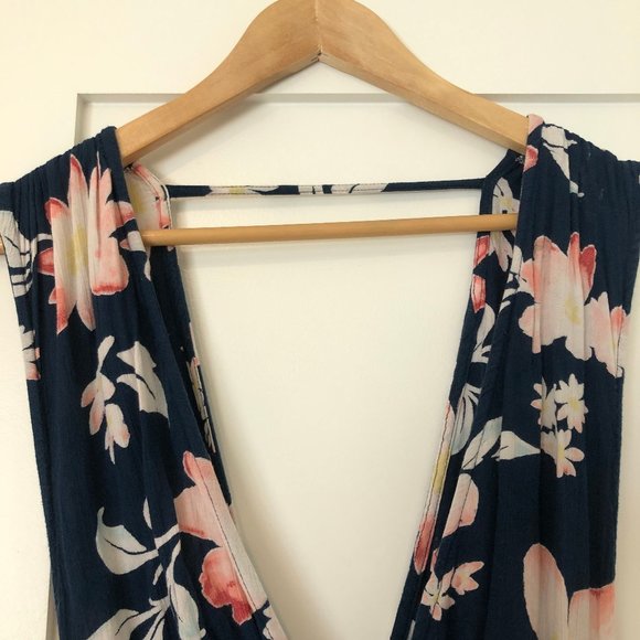 Billabong Floral + Navy Romper - Picture 4 of 4